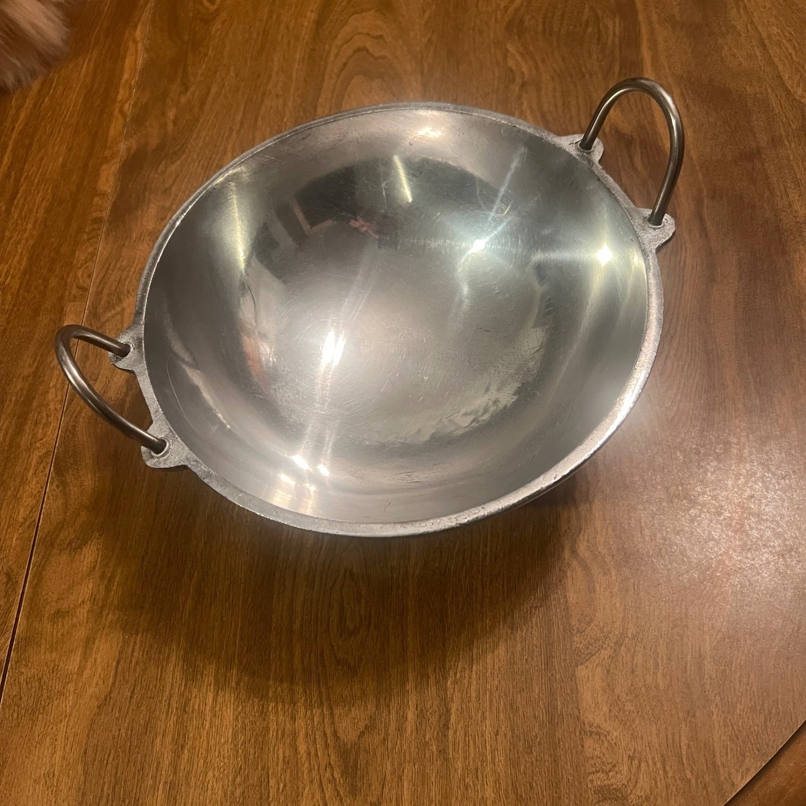 Vintage Traditional Heavy Duty Kadai Kadhai Wok With Handles Deep Fry
Opens in a new window or tab