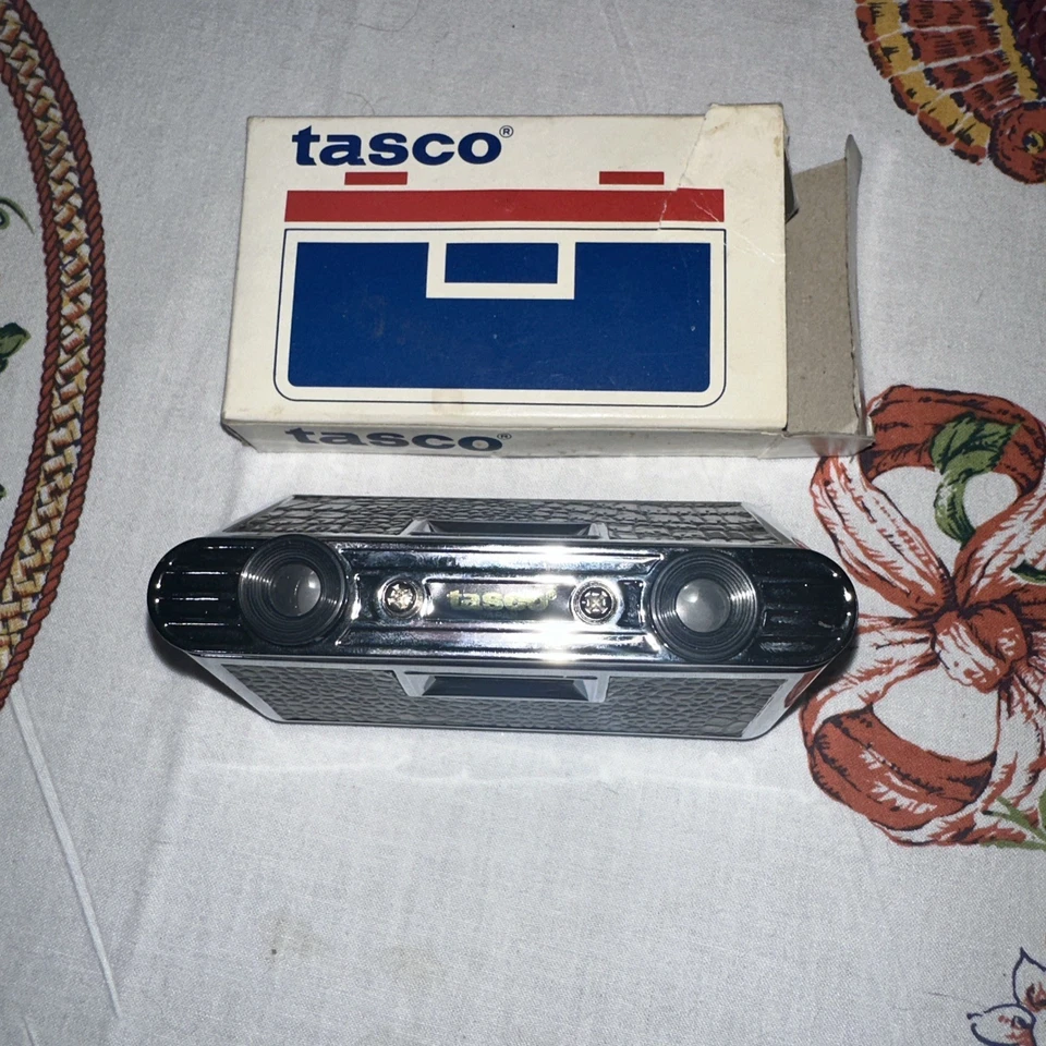 Vintage Tasco Binoculars "Chic" Opera Glasses #540 With Original Box Japan NEW - Image 4 of 4