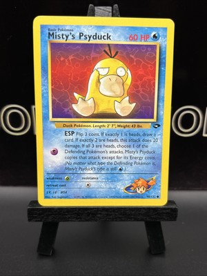 Misty's Psyduck 90/132 WOTC Vintage Pokémon | Gym Challenge