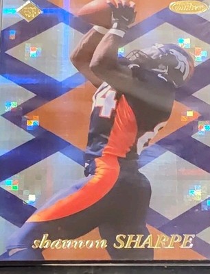 Collector's Edge 1998 Masters Shannon Sharpe Broncos SM3 Number Match! 84/2000
