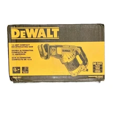 DEWALT DWE357 12-Amp Corded Electric Compact Reciprocating Saw Kit