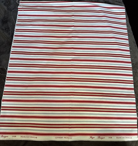 Faye Burgos for Marcus Fabrics Striped Cotton Fabric HALF YARD - Picture 1 of 3