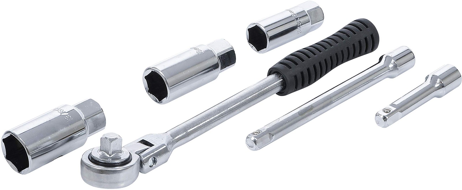 Chiave Candele Kraftmann 137 Kit Professionale con Cricchetto 3/8