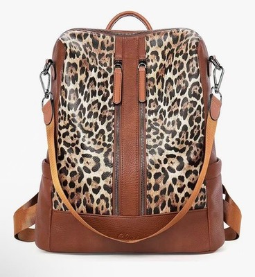 CLUCI Leather Backpack Purse for Women Convertible Large Travel Ladies Designer