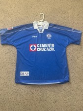Cruz Azul Jersey FILA Authentic Season 2000-2001 Size Large 42/36 US USED OBO
