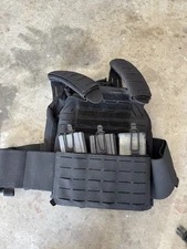 London Bridge Trading Black LBT-6094G3-M Medium Plate Carrier Vest