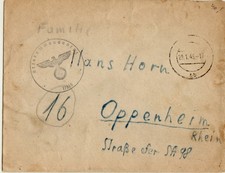 Fallschirmj&auml;ger-Rgt 7 v. 20.01.1945 BrfStpl OrtsKdtr 215 durch DDP Niederlande