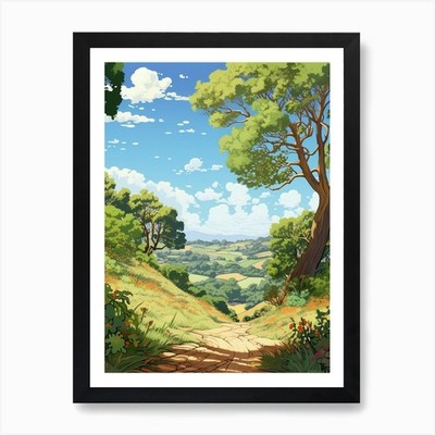 Adelaide Hills Mount Lofty Botanica Framed Wall Art Poster Canvas Print Picture