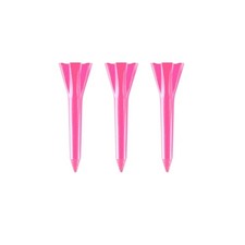 Izzo Plastic Golf Tees 100 Pack 1.5 Inches Neon Pink