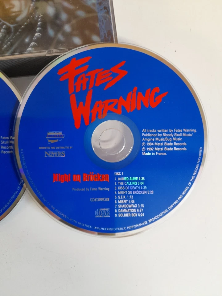 Spectre Within and Night on Brocken CD Fates Warning VGC - Image 3 of 4
