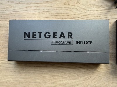 Netgear GS110TP 8 Port Gigabit Switch Ethernet PoE + 2 SFP Ports