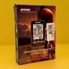 iGPSPORT iGS50E GPS Cycling Compute –NEW–2.2” Screen, 40hr Battery, IPX7, AN+