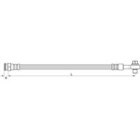 Metzger 4111619 Bremsschlauch FüR Opel Corsa Adam S07 X15 M13