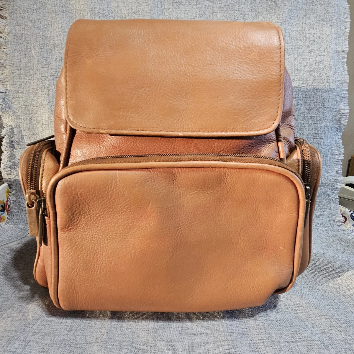 Wilsons Leather Cream Leather Backpack Men main image 2