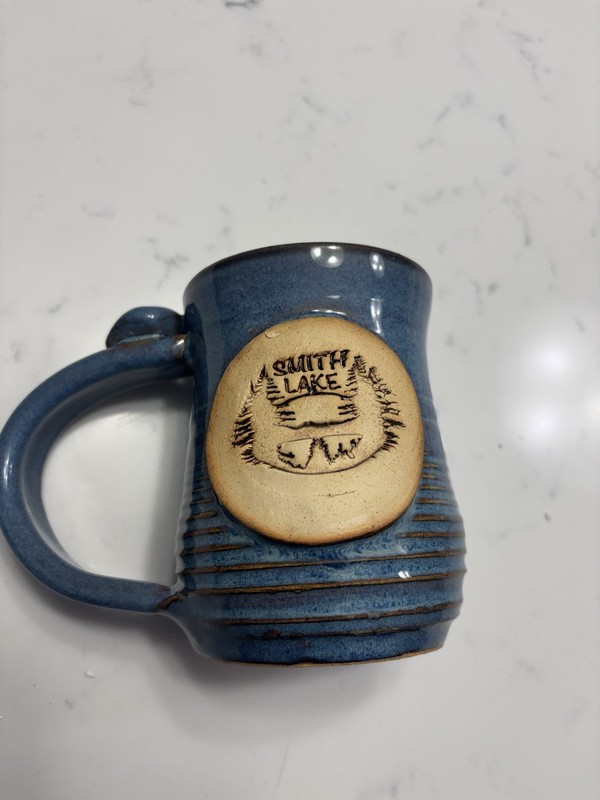 Smith Lake Ceramic Coffee Mug, Alabama Cotton Pickin Pottery Co., Ex. Condition