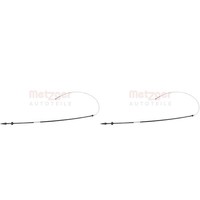2X Metzger Handbremsseil Hinten Beidseitig Passend FüR Renault ScÉNic
