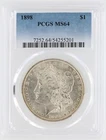 1898 Morgan Silver Dollar PCGS MS64 S$1 Philadelphia Minted No Reserve