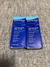 Differin Adapalene Gel 0.1 Acne Treatment 1.6 oz Lot of 2 180 day supply