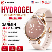 Garmin Lily 2 Active Screen Protector Hydrogel HD Clear Self Healing 1 3 5 Pack