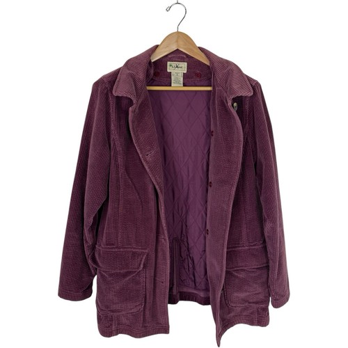 Abrigo L.L.Bean Barn Pana Tareas Extraíble Edredón Forro Púrpura Para Mujer Mediano - Imagen 2 de 17