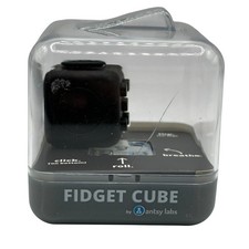 Original 2017 Kickstarter Antsy Labs Fidget Cube, All Black READ!