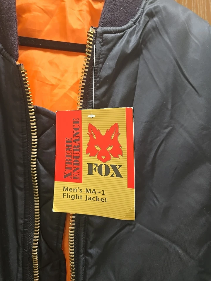 Fox RACING NWT Men's MA-1 FLIGHT JACKET Size Medium - Image 3 of 4