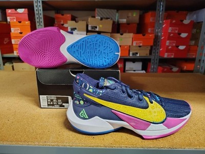 Nike Zoom Freak 2 Men Shoes Midnight Navy Poison Green DB4689 400 Size 10
