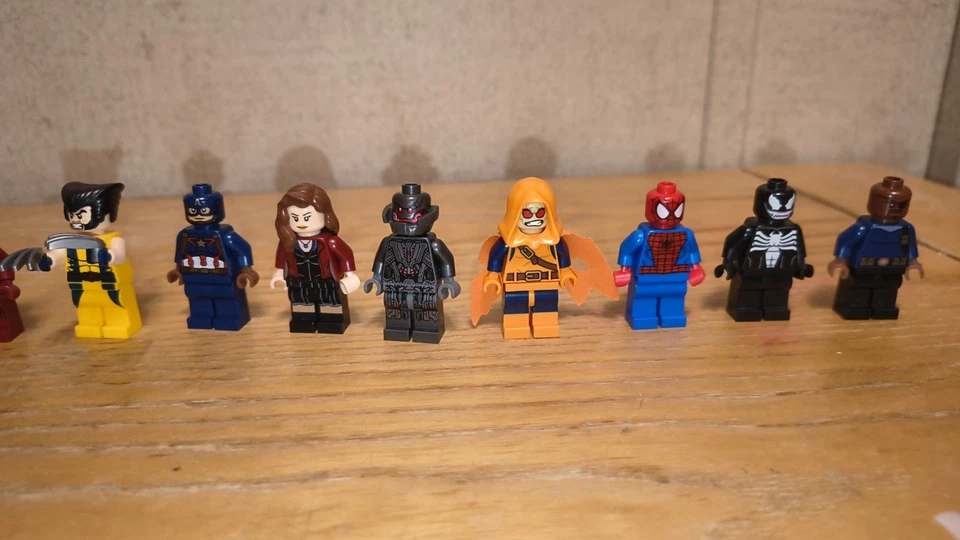 Lego Marvel Minifiguras Lote De 13 Lego Originales Foto 3 de 4