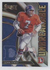 2020 Panini Select Unbreakable Silver Prizm John Elway #U19 HOF 4xw