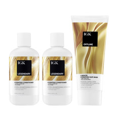 IGK Legendary Shampoo  Legendary Conditioner  Offline Hydration Mask   Hair Cl