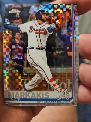 2019 Topps Chrome - Nick Markakis #145 X-Fractor