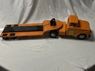 Vintage Tonka State Hi-Way Dept Truck And Lowboy Trailer 1960? VHTF RARE ✅