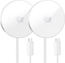 Magnetic Wireless Charger 2Pack 25W Qi2 for Magsafe Charger for Iphone 17/16/15/