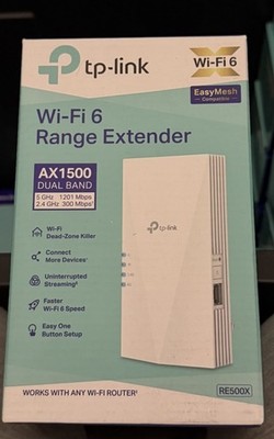 TP-Link WiFi 6 Range Extender AX1500 Dual Band