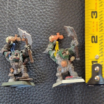 Games Workshop Warhammer Fantasy Orcs & Goblins Unit - 2x Painted Metal Minis
