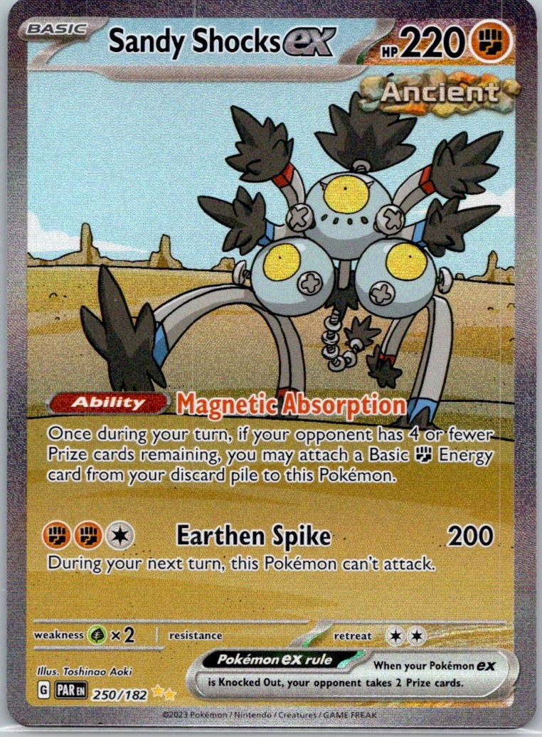 Sandy Shocks ex Holo Special Illustration Rare SV04: Paradox Rift 250/182 NM