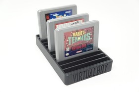Virtual Boy Game Holder for Video Game Cartridge Display Stand Organizer