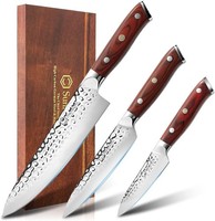 Kochmesser Set 3-Teilig KüChenmesser Messerset FüR Kochen Und Zubereitung
