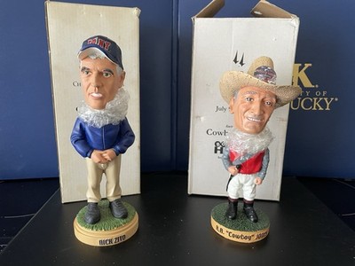 Nick Zito Churchill And Cowboy Jones Ellis Park Bobbleheads (Some Box Damage)