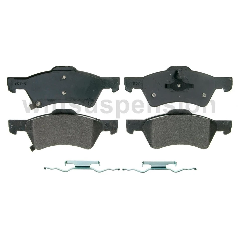 Juego de pastillas de freno de disco delanteras Wagner 1 pieza para Dodge Grand Caravan 2001-2007 Foto 2 de 2