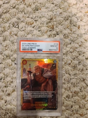 2024 One Piece OP08-118 Silvers Rayleigh Two Legends PSA 10 Gem Mint