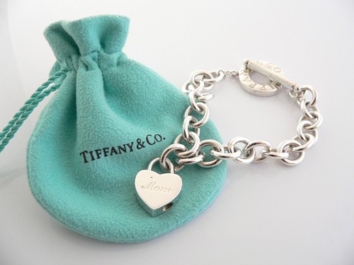 Tiffany \u0026 Co Silver Mom Heart Padlock 