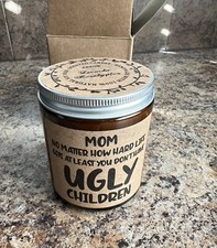 NIB Scented Lavender Soy Candle - Mom No Matter How Hard Life Gets At Least.....