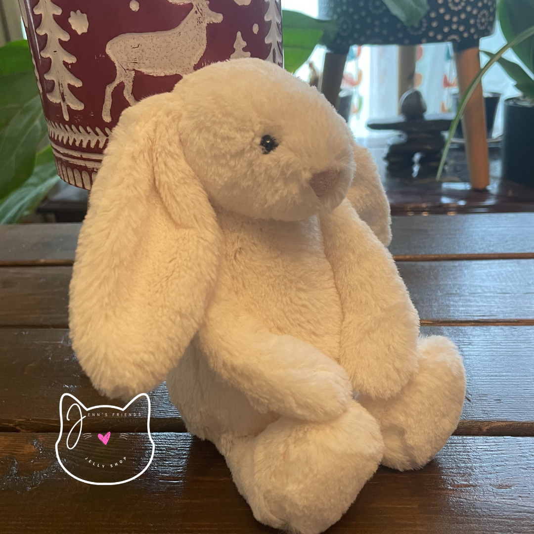 ぬいぐるみ  Original Bashful Cream Bunny Jellycat LITTLE BASHFUL CREAM BUNNY New BNWT Small Soft Plush