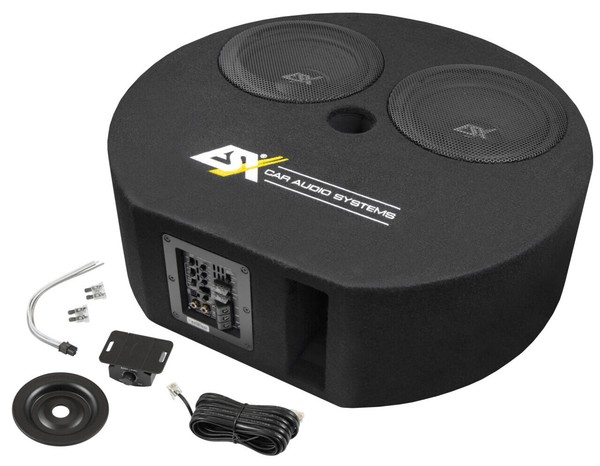 ESX DBX800A 800 Watt Aktivsubwoofer Auto Reserveradmulde Aktiv Subwoofer 2X20Cm-image
