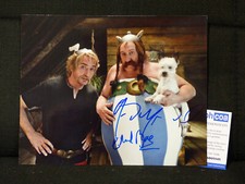 ASTERIX & OBELIX Gerard Depardieu & Edouard Baer signed autograph signed ACOA