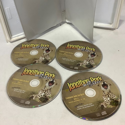 Lot of 4 Jonathan Park CD Sets Goes to Zoo Hunt for Beowulf Explorer's Society - Picture 3 of 7