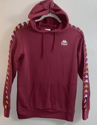 Kappa 22 Banda Hoodie Sweatshirt Red Yellow White Womens XS NWT - Main Image