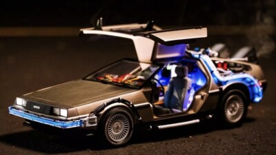 1/10 TOMY Back To The Future DeLorean Time Machine 2024 Brand New