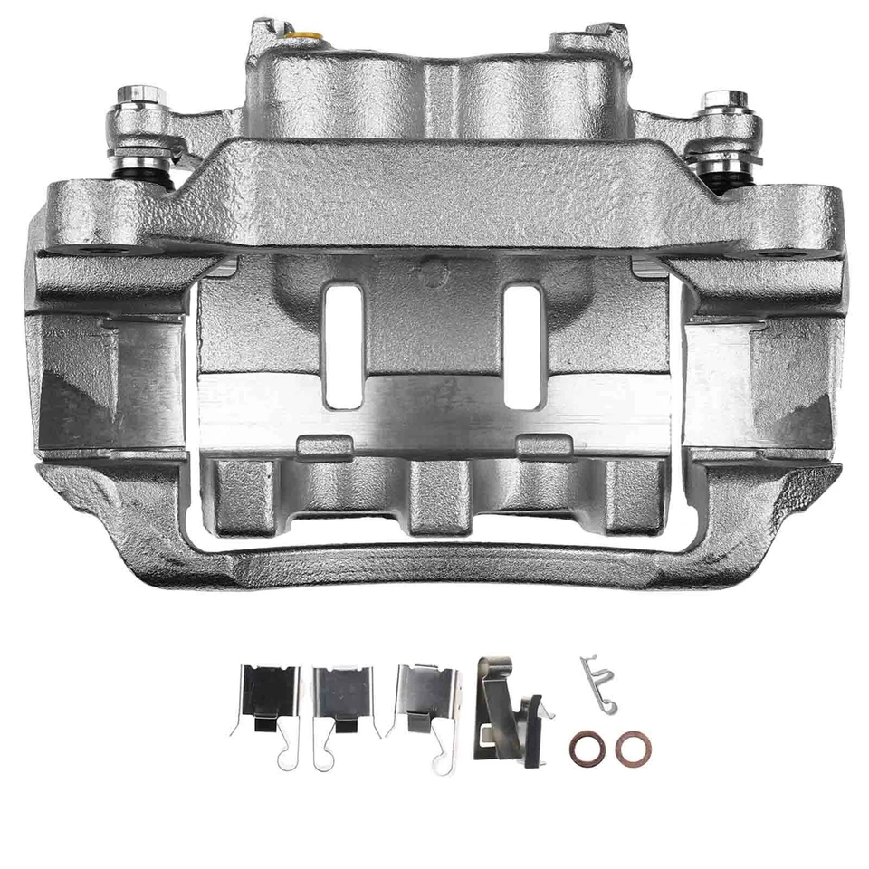 Pinza de freno delantera derecha con soporte para Chevy W4500 W5500 Tiltmaster Isuzu NQR Foto 2 de 4